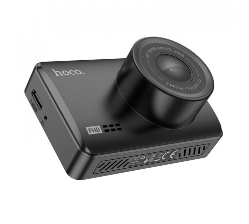 Відеореєстратор HOCO DV3 Driving recorder with display(dual-channel) Black (6942007608183)
