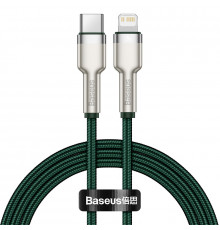 Кабель Baseus Cafule Series Metal Data Cable Type-C to iP PD 20W 1m Green (CATLJK-A06)