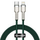 Кабель Baseus Cafule Series Metal Data Cable Type-C to iP PD 20W 1m Green (CATLJK-A06)