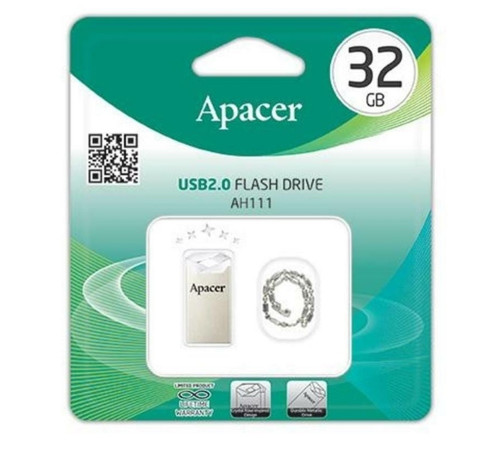Флеш-накопичувач Apacer USB 2.0 AH111 32GB Crystal (AP32GAH111CR-1)