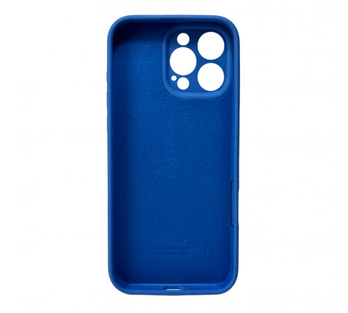 Чохол для смартфона Silicone Full Case AA Camera Protect for Apple iPhone 16 Pro 3,Royal Blue (FullAAi16P-3)