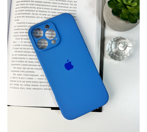 Чохол для смартфона Silicone Full Case AA Camera Protect for Apple iPhone 16 Pro 3,Royal Blue (FullAAi16P-3)