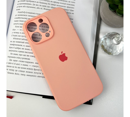Чохол для смартфона Silicone Full Case AA Camera Protect for Apple iPhone 16 Pro 37,Grapefruit (FullAAi16P-37)
