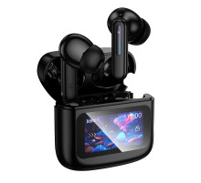 Бездротові навушники TWS HOCO EQ14,  touch screen, Black (6942007644105)
