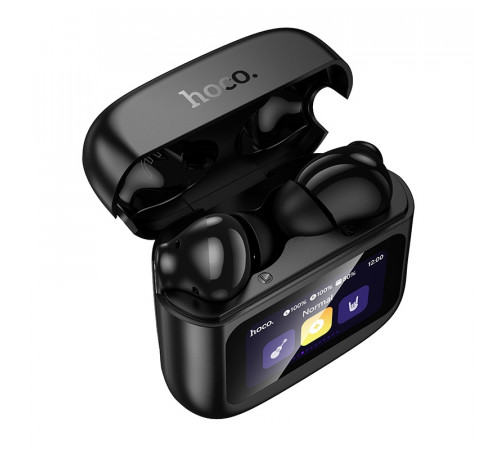 Бездротові навушники TWS HOCO EQ14,  touch screen, Black (6942007644105)