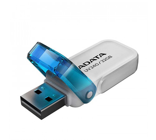 Флеш-накопичувач ADATA USB 2.0 AUV 240 32Gb White (AUV240-32G-RWH)