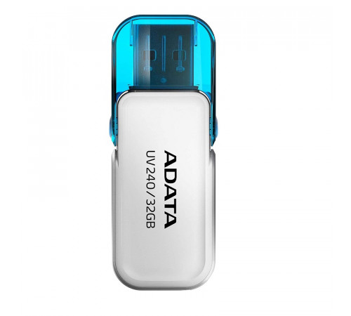Флеш-накопичувач ADATA USB 2.0 AUV 240 32Gb White (AUV240-32G-RWH)
