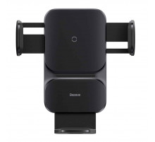 Автотримач для телефона з БЗП Baseus Wisdom Auto Alignment 15W Black (CGZX000001)