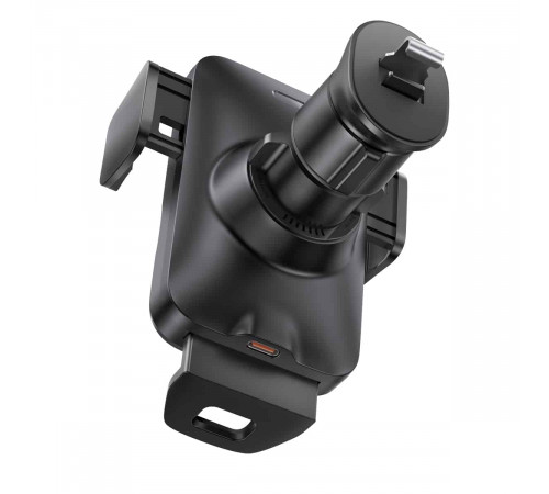 Автотримач для телефона з БЗП Baseus Wisdom Auto Alignment 15W Black (CGZX000001)