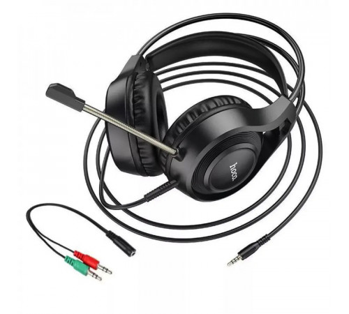 Навушники ігрові HOCO W106 Tiger gaming headset Black (6931474789297)