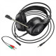 Навушники ігрові HOCO W106 Tiger gaming headset Black (6931474789297)