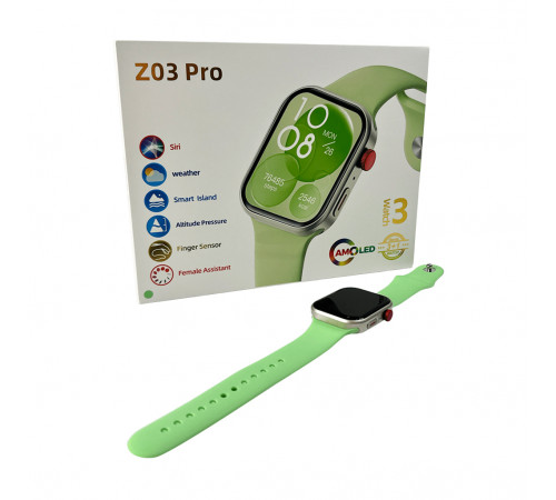Смарт-годинник Fendior Z03 Pro 49mm. 200 mAh. IP65 Mint (Z03PMint)