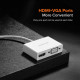 USB-хаб UGREEN USB Type C to HDMI + VGA Converter (White) (UGR-30843)