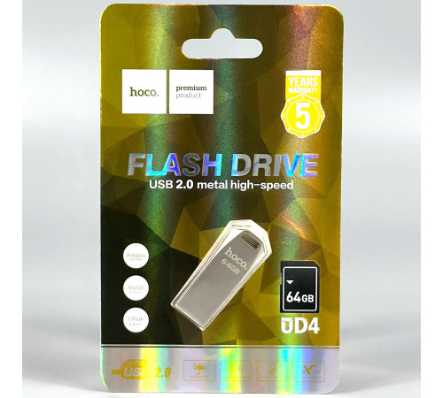 USB флеш Hoco UD4 64Gb Intelligent USB2.0