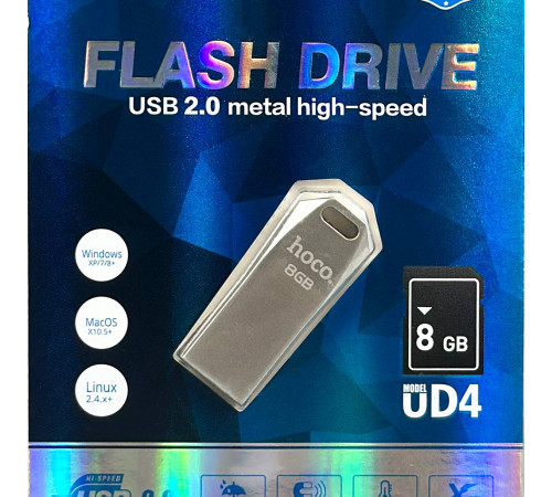 USB флеш Hoco UD4 8Gb Intelligent USB2.0