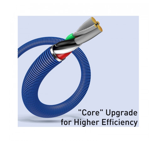 Кабель Baseus Crystal Shine Series Fast Charging Data Cable USB to iP 2.4A 1.2m Blue (CAJY000003)