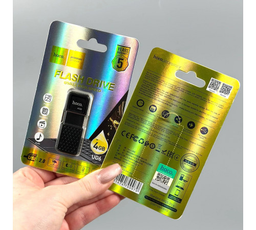 USB флеш Hoco UD6 4Gb Intelligent USB2.0