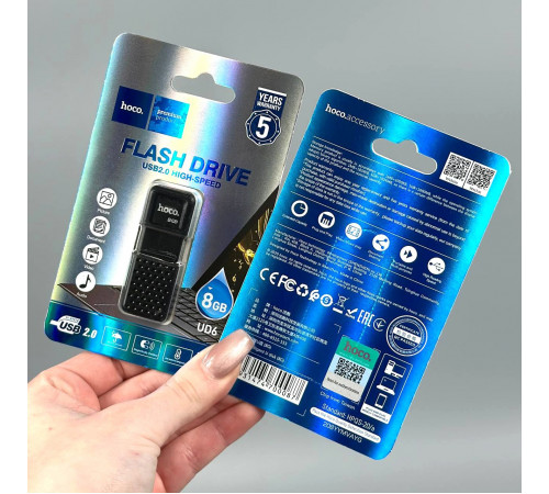 USB флеш Hoco UD6 8Gb Intelligent USB2.0