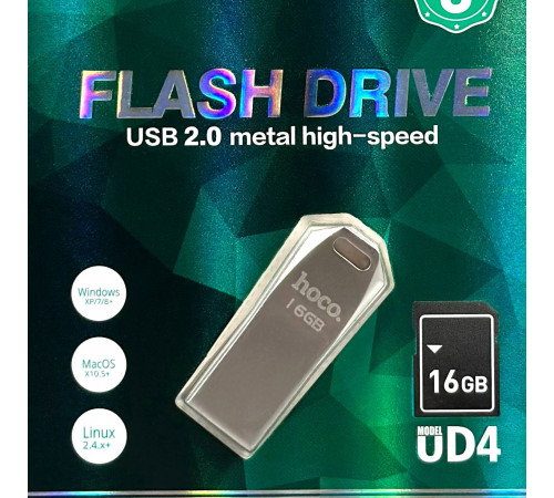 USB флеш Hoco UD4 16Gb Intelligent USB2.0
