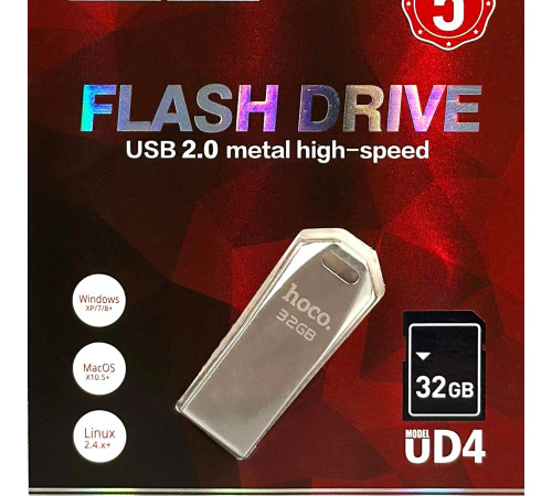USB флеш Hoco UD4 32Gb Intelligent USB2.0