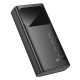 Зовнішній акумулятор HOCO J144A Hymn power bank(30000mAh) Black (6942007642132)