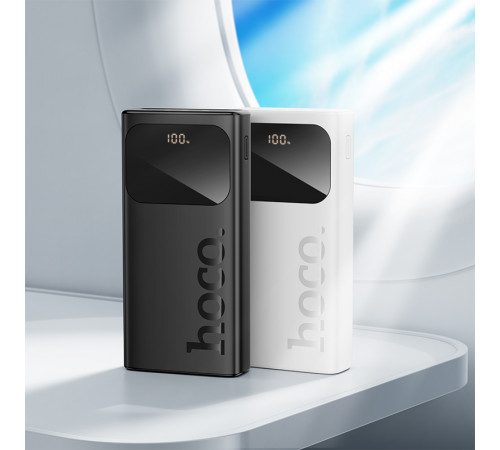 Зовнішній акумулятор HOCO J144A Hymn power bank(30000mAh) Black (6942007642132)