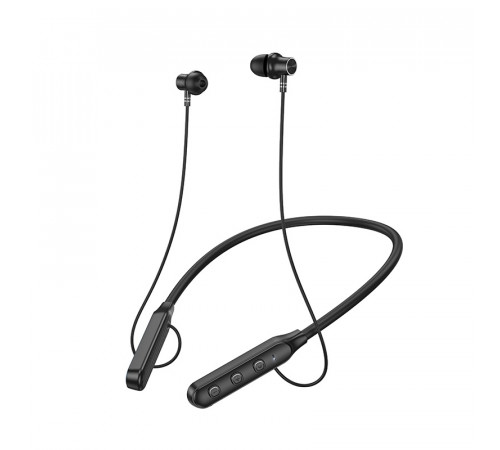 Бездротові спортивні навушники HOCO ES74 Refinado neck-mounted BT earphones Black (6942007648103)