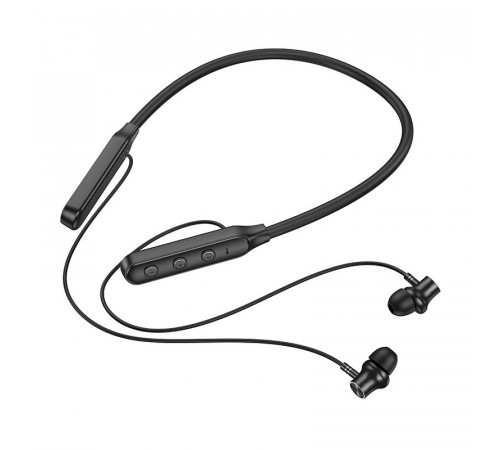 Бездротові спортивні навушники HOCO ES74 Refinado neck-mounted BT earphones Black (6942007648103)