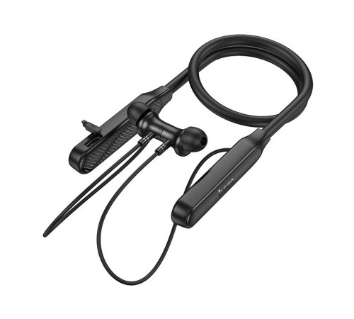 Бездротові спортивні навушники HOCO ES74 Refinado neck-mounted BT earphones Black (6942007648103)
