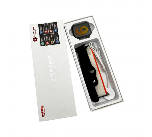 Смарт-годинник HK 9 Pro Max Plus 45mm. 230 mAh. IP67 Amoled Black (HK9PMMINIBLACK)