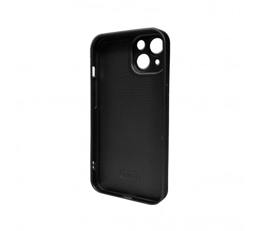 Чохол для смартфона AG Glass Matt Frame Color Logo for Apple iPhone 15 Graphite Black (AGMattFrameiP15Black)