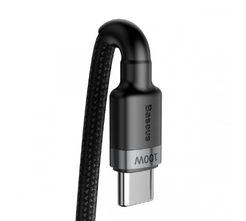 Кабель Baseus Cafule PD2.0 60W flash charging USB cableType-C-Type-C (20V 3A)2M Gray+Black (CATKLF-HG1)