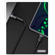 Кабель Baseus Cafule PD2.0 60W flash charging USB cableType-C-Type-C (20V 3A)2M Gray+Black (CATKLF-HG1)