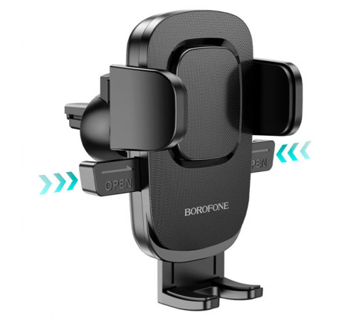 Автотримач для телефона BOROFONE BH69 air outlet car holder Black (6974443384413)