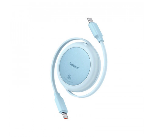 Кабель Baseus Free2Pull Mini Charging Cable USB-C to USB-C 60W 1m Galaxy Blue (P10364500311-01)