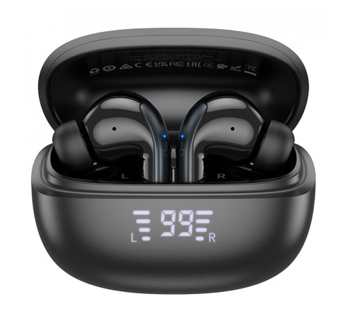 Бездротові навушники TWS HOCO EQ5, ANC+ENC, Black (6942007602419)