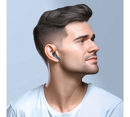 Бездротові навушники TWS HOCO EQ5, ANC+ENC, Black (6942007602419)