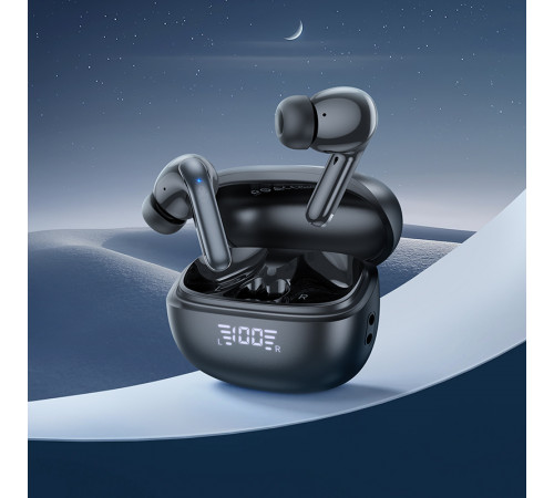Бездротові навушники TWS HOCO EQ5, ANC+ENC, Black (6942007602419)