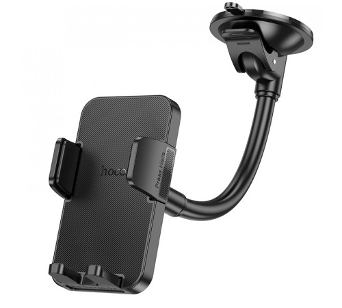 Автотримач для телефона HOCO H38 Cheetah car holder(windshield) Black (6942007617208)