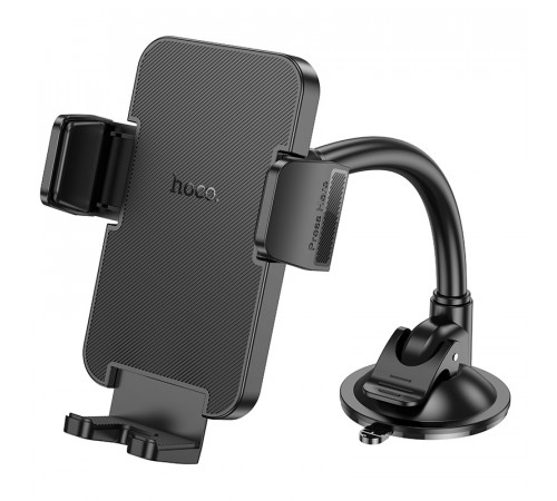 Автотримач для телефона HOCO H38 Cheetah car holder(windshield) Black (6942007617208)