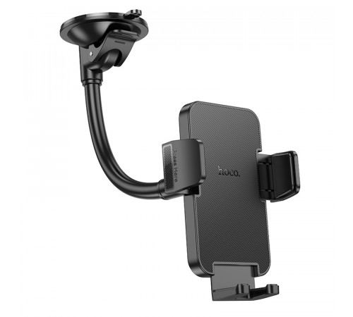 Автотримач для телефона HOCO H38 Cheetah car holder(windshield) Black (6942007617208)