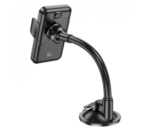 Автотримач для телефона HOCO H38 Cheetah car holder(windshield) Black (6942007617208)