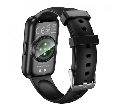 Смарт-годинник HOCO Y25 37mm. 190 mAh. IP68 Smart sports watch Black (6942007641708)