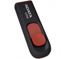 Флеш-накопичувач ADATA USB 2.0 C008 32Gb Black/Red (AC008-32G-RKD)
