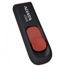 Флеш-накопичувач ADATA USB 2.0 C008 32Gb Black/Red (AC008-32G-RKD)