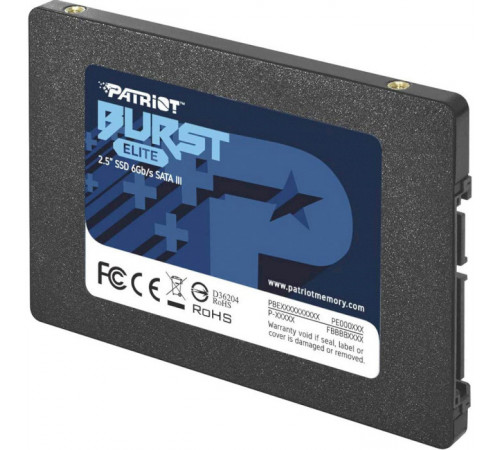 Накопичувач SSD Patriot Burst Elite 1920GB 2.5" 7mm SATAIII TLC 3D (PBE192TS25SSDR)
