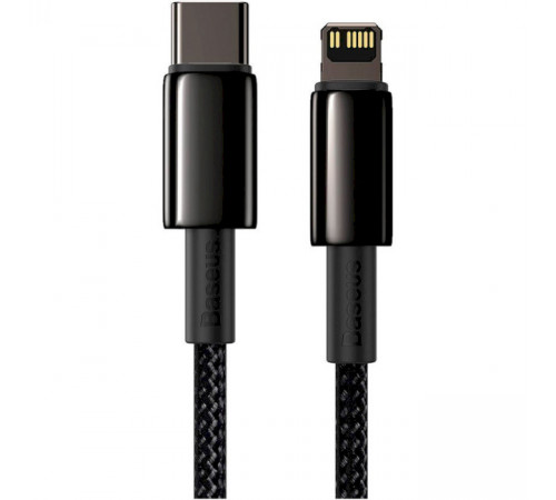Кабель Baseus Tungsten Gold Fast Charging Data Cable Type-C to iP PD 20W 1m Black (CATLWJ-01)