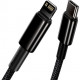 Кабель Baseus Tungsten Gold Fast Charging Data Cable Type-C to iP PD 20W 1m Black (CATLWJ-01)