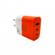 Мережевий зарядний пристрій WUW-C215 65W Charger 2 USB C + USB A white black (C215)