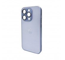 Чохол для смартфона AG Glass Matt Frame Color Logo for Apple iPhone 15 Pro Sierra Blue (AGMattFrameiP15PLBlue)
